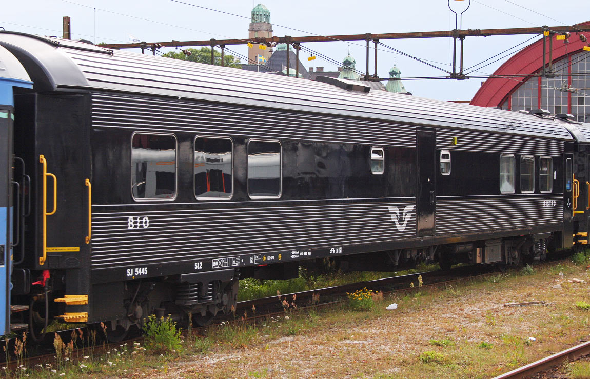 Bio/Bistro-vagn SJ S12 5444 Svart - 2