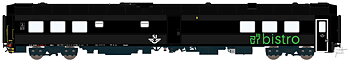 Bistrovagn SJ RB11 5451 Svart