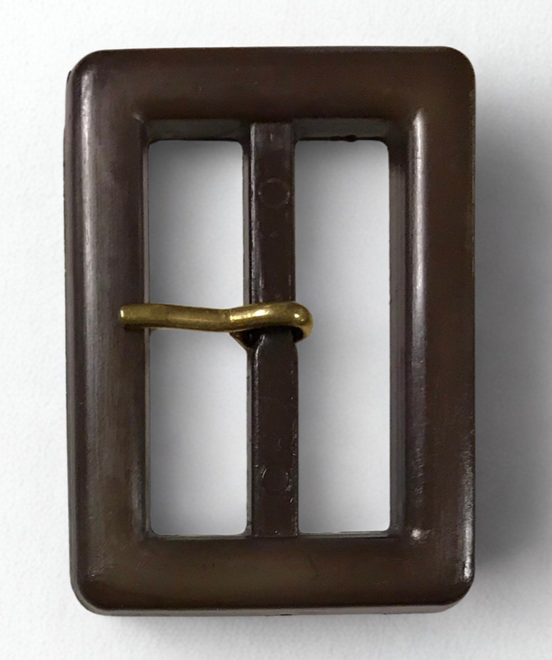 Vintage Plastspänne Brun 37