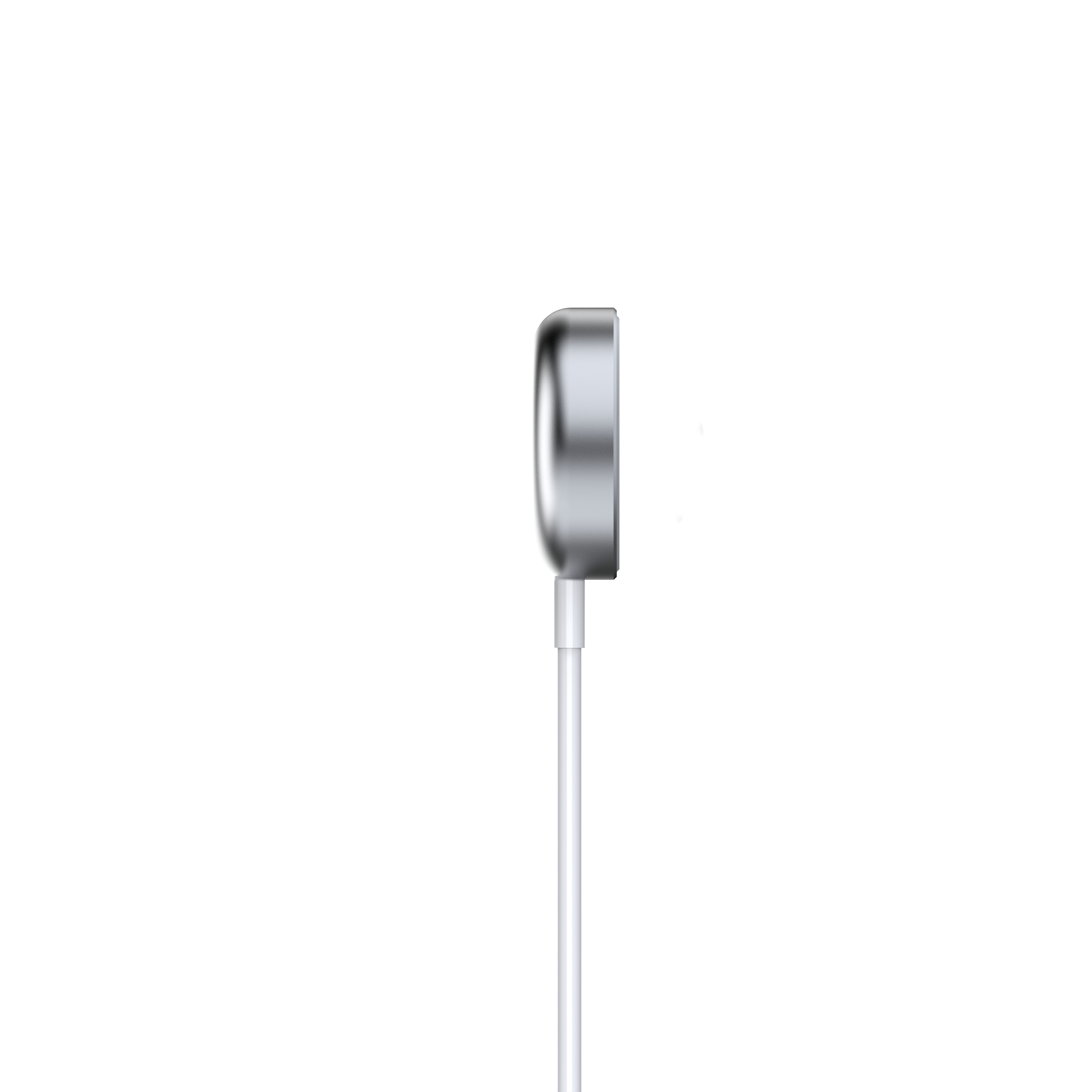 Deltaco, Apple Watch/Galaxy Watch trådlös laddare, 1 m fast USB-C-kabel, vit - 6