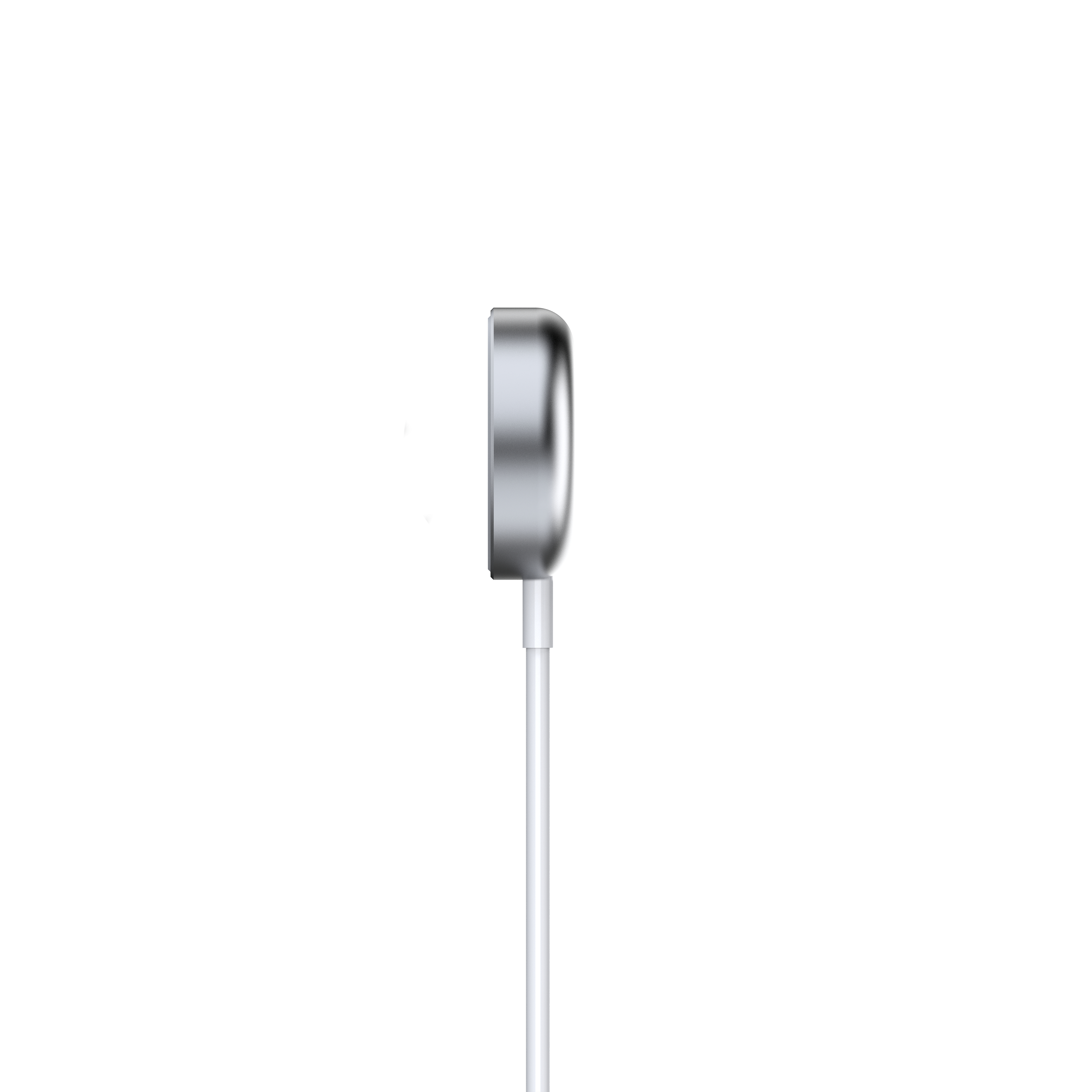 Deltaco, Apple Watch/Galaxy Watch trådlös laddare, 1 m fast USB-C-kabel, vit - 5