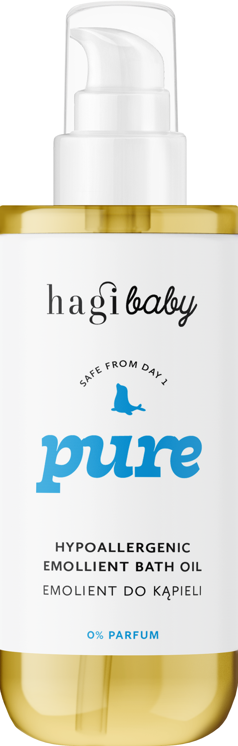 Hagi Baby Pure Hypoallergenic Emollient Bath Oil 200 ml 