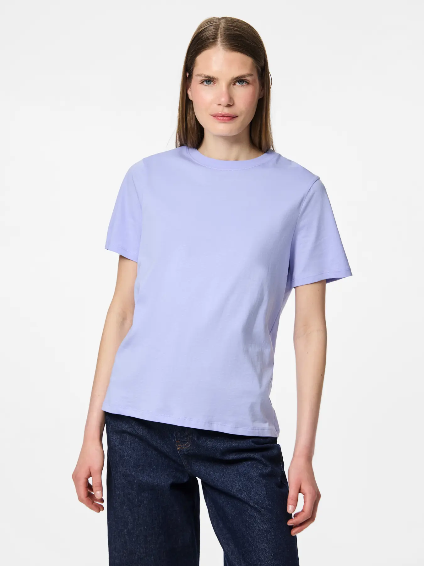 Pieces - Ria Tshirt Blå - 2