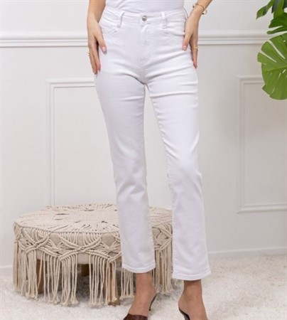 Chica London - Straight Jeans Vit