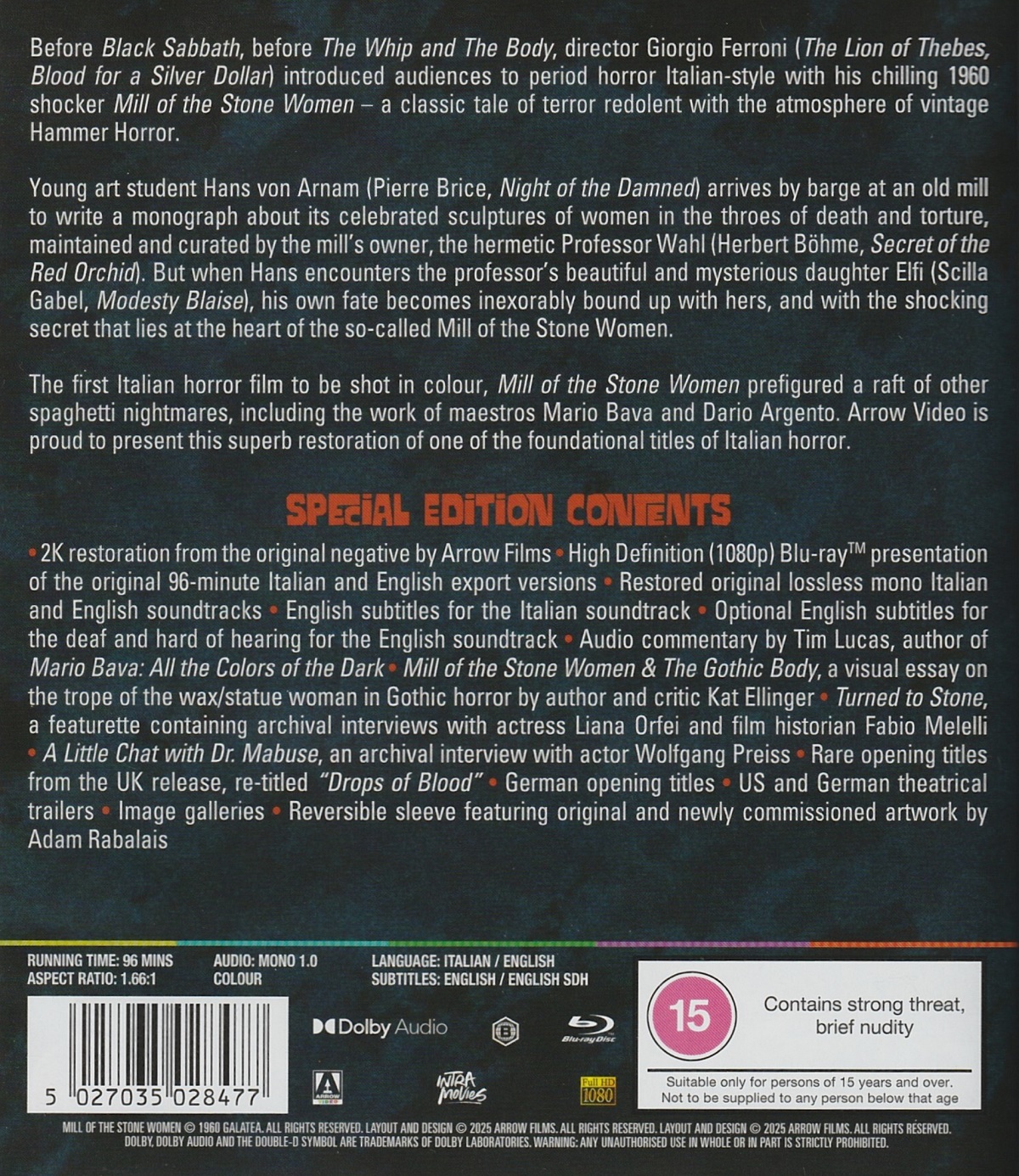 Mill of the Stone Women (ej svensk text) (Blu-ray) - 2
