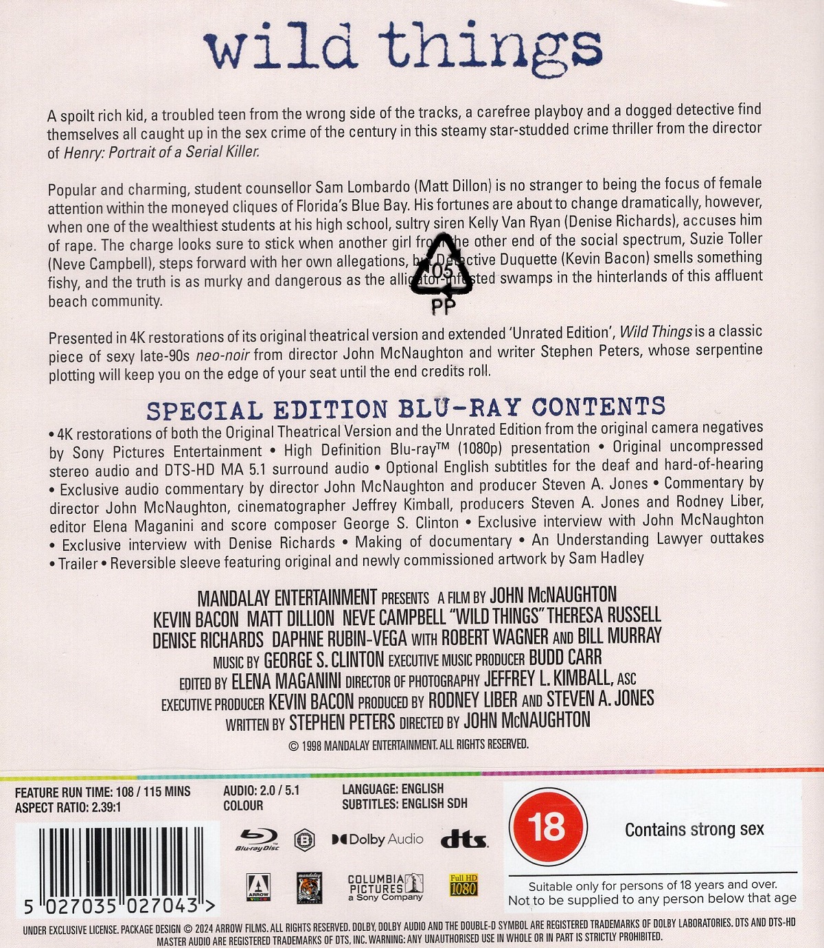 Wild Things (ej svensk text) (Blu-ray) - 2