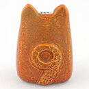 Lisa Larson (Small Cat 1965) Orange Modernistic Cat 10 cm (4)