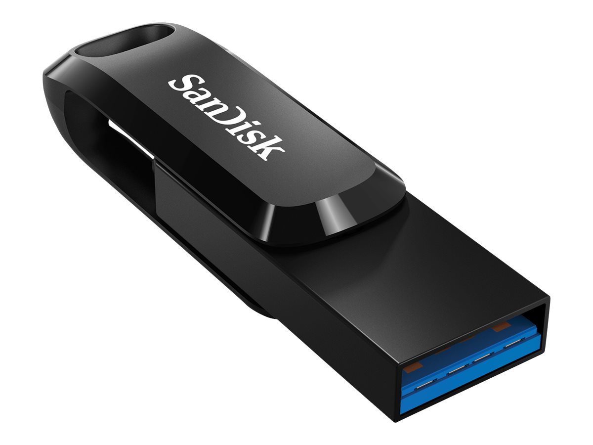 SanDisk Ultra Dual Drive Go 128 GB USB 3.2 Gen 1 / USB-C USB-minne Svart - 2