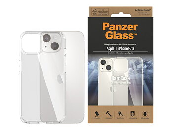 PanzerGlass HardCase iPhone 14 13 Klart Skyddsfodral Transparent Apple iPhone 13, 14