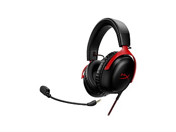 HyperX Cloud 3 Trådbundna Hörlurar Svart / Röd