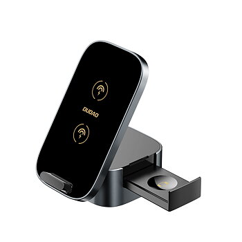 Dudao A11Pro+ 3-i-1 trådlöst laddningsställ 15W sort