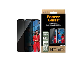 PanzerGlass iPhone 17e/16e/14/13/13 Pro Privacy Skärmskydd