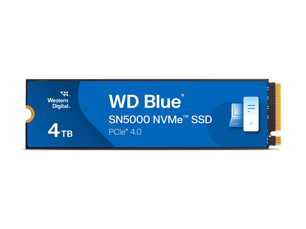 WD Blue SN5000 SSD WDS400T4B0E 4TB M.2 PCI Express 4.0 x4 (NVMe)