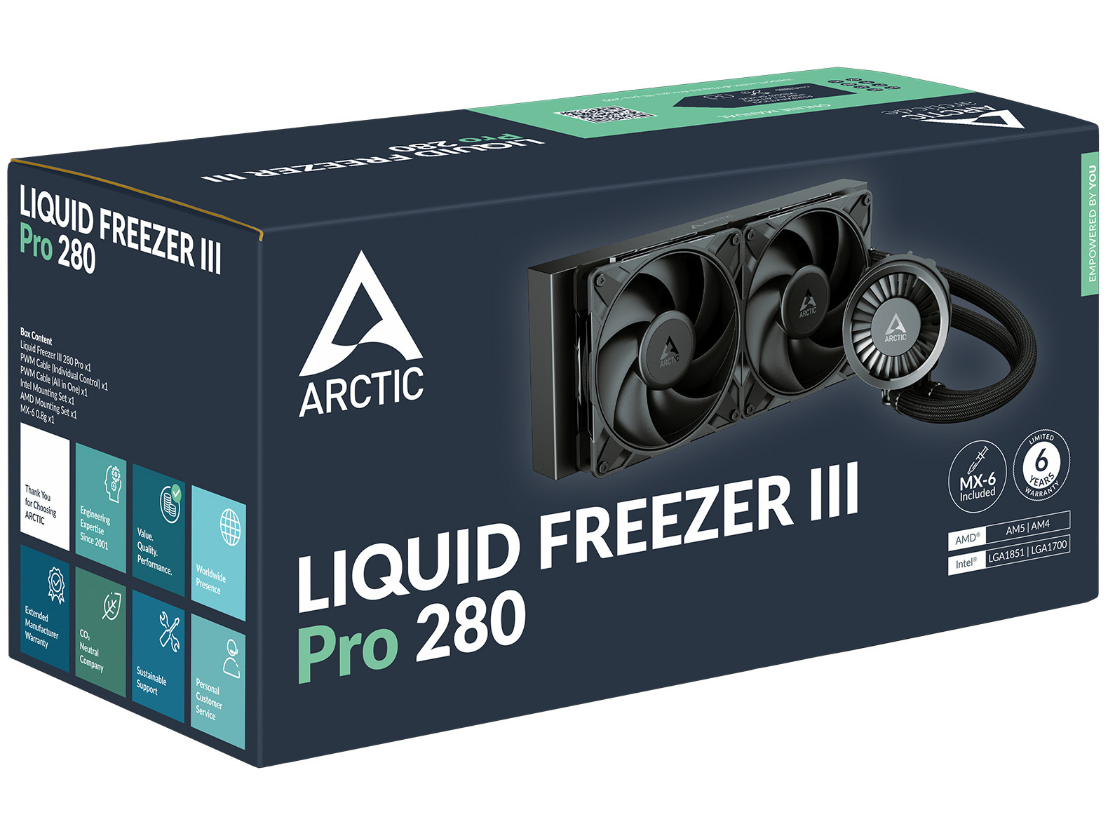 Arctic Liquid Freezer III Pro 280 Intel/AMD Vandkøler - 2