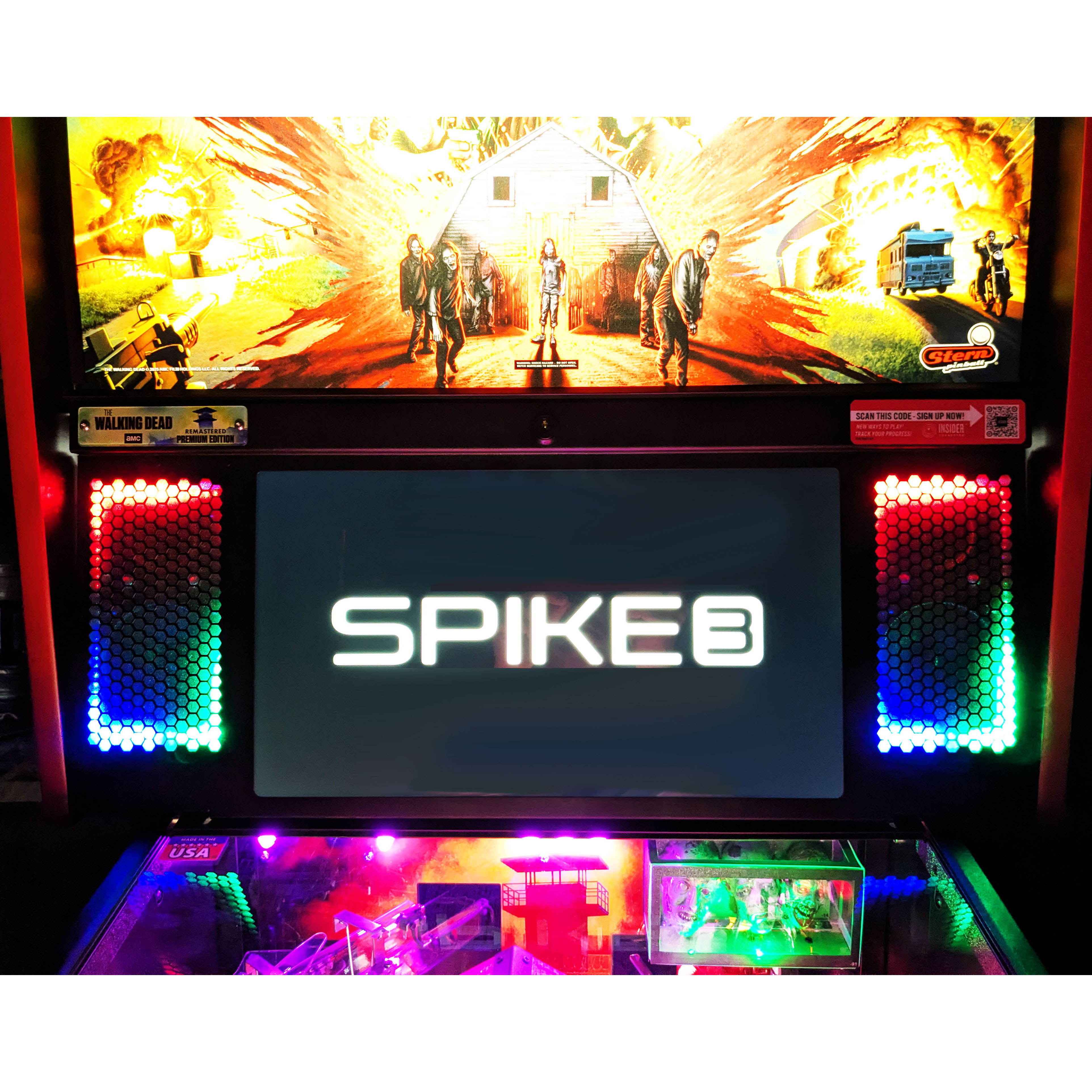 Bright Line High Definition RGB LED Rectangular Speaker Light Kit for Stern SPIKE 3 Machines
