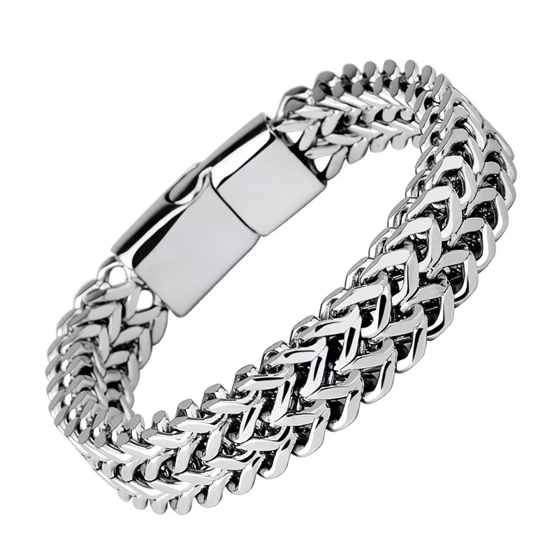 Armband i 304 Rostfritt stål  8mm