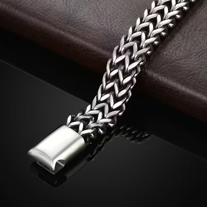 Armband i 304 Rostfritt stål  8mm - 6