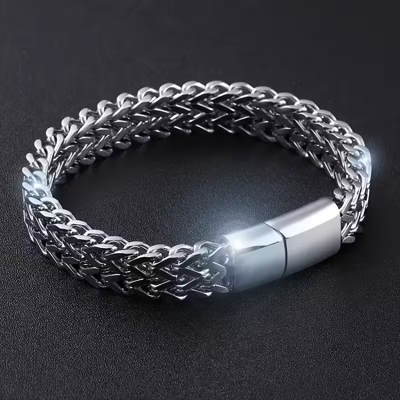 Armband i 304 Rostfritt stål  8mm - 7