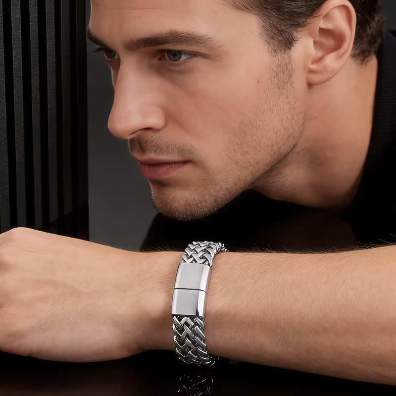 Armband i 304 Rostfritt stål  8mm - 8