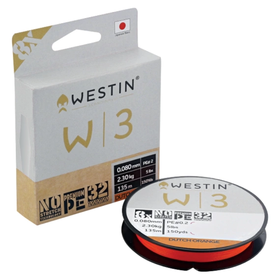 Westin W3 8-Braid Dutch Orange  135m