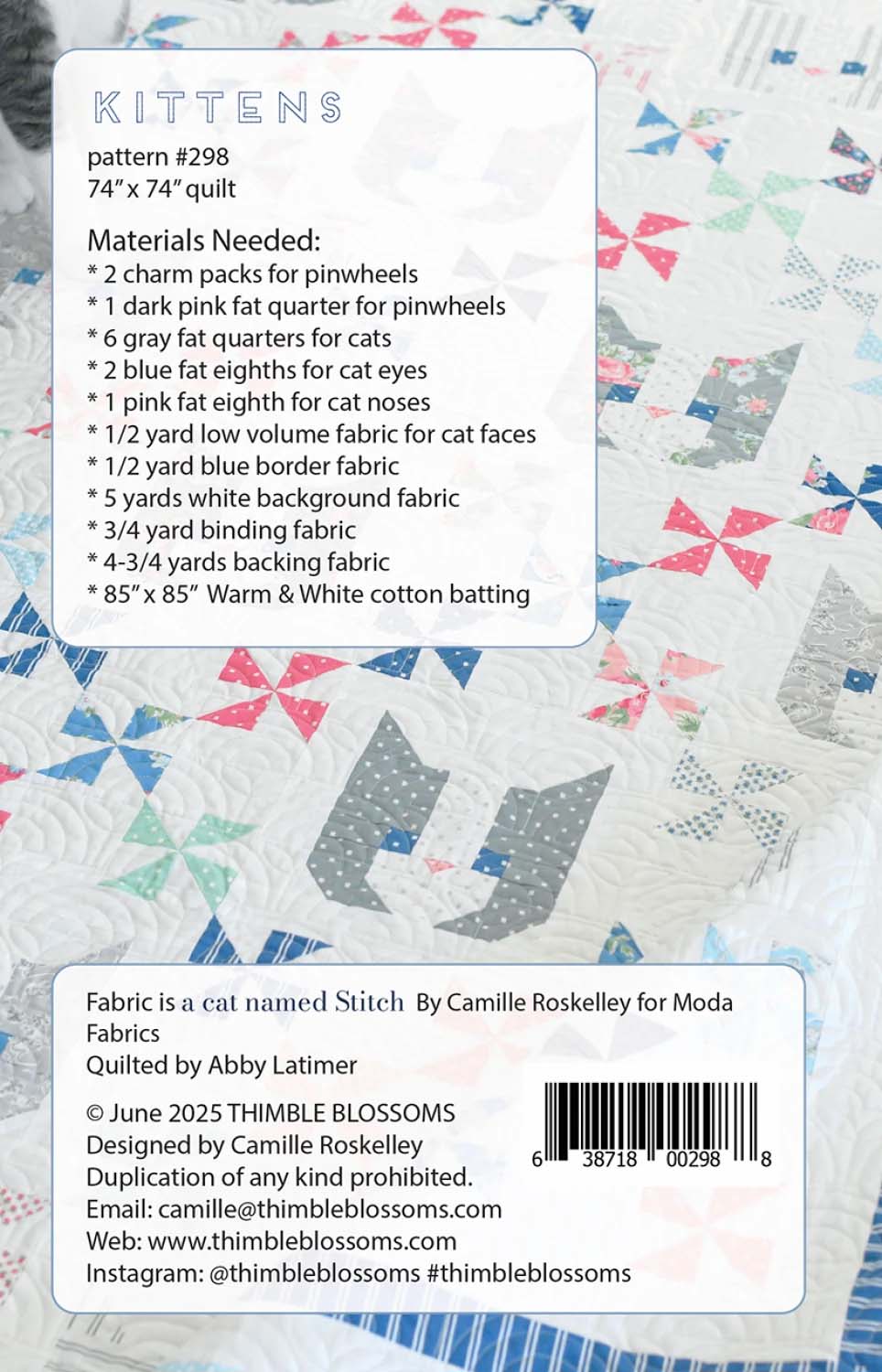 Mönster: Kittens pattern - Quilt - 2
