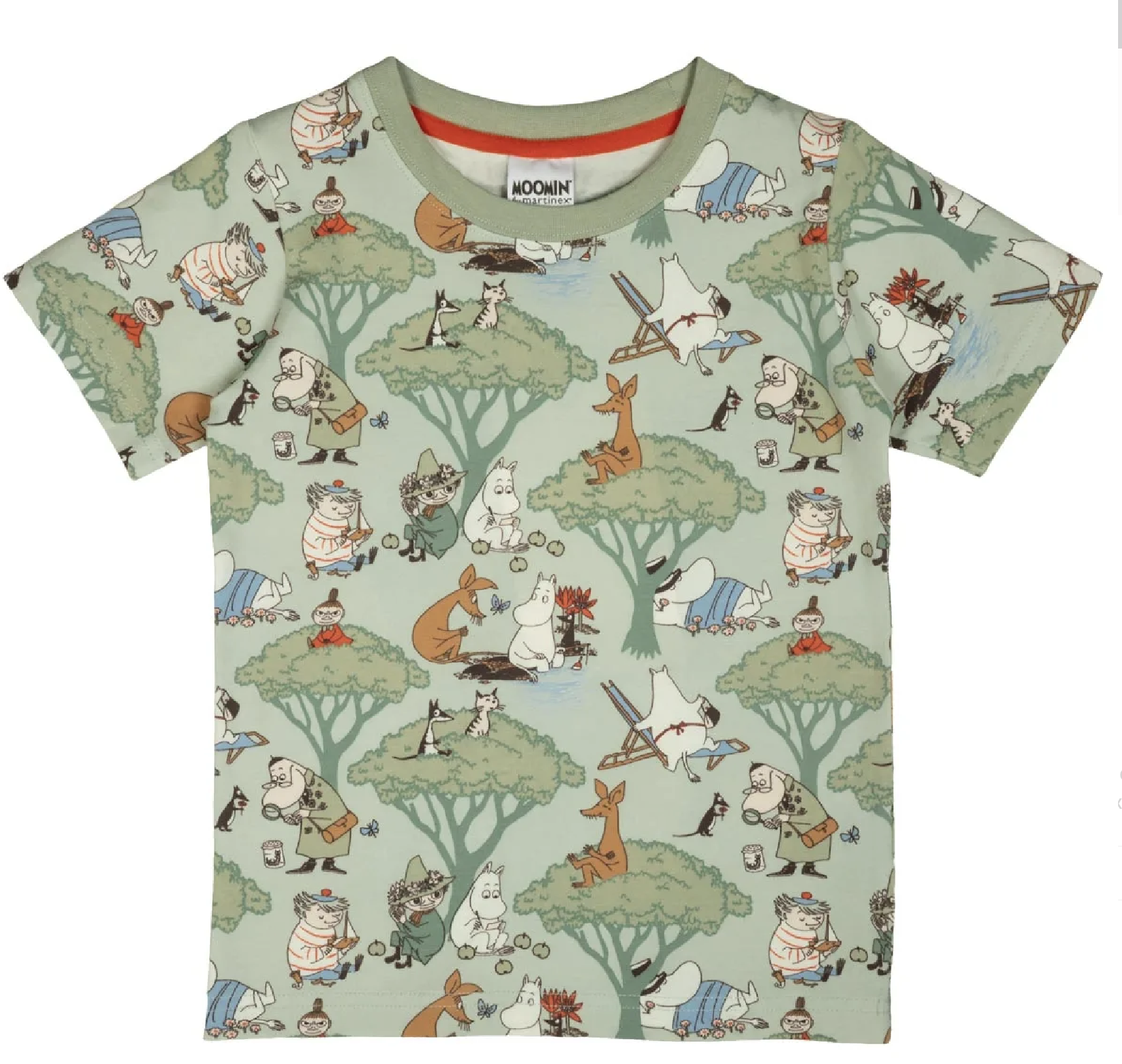 Moomin Kids T-shirt - Holiday Light Green