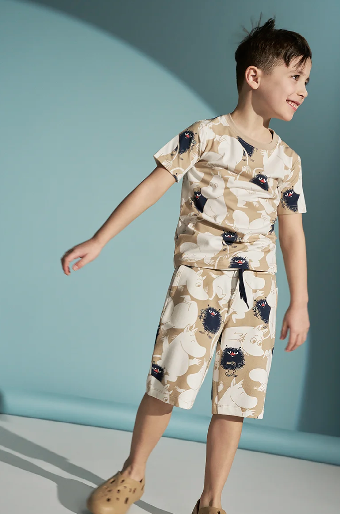 Mumin Barn T-shirt - Vild Stinky Beige - 2