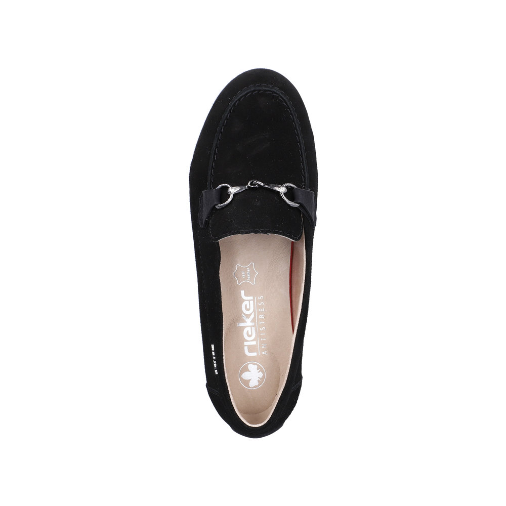 Rieker Ballerina skinn Svart - 4