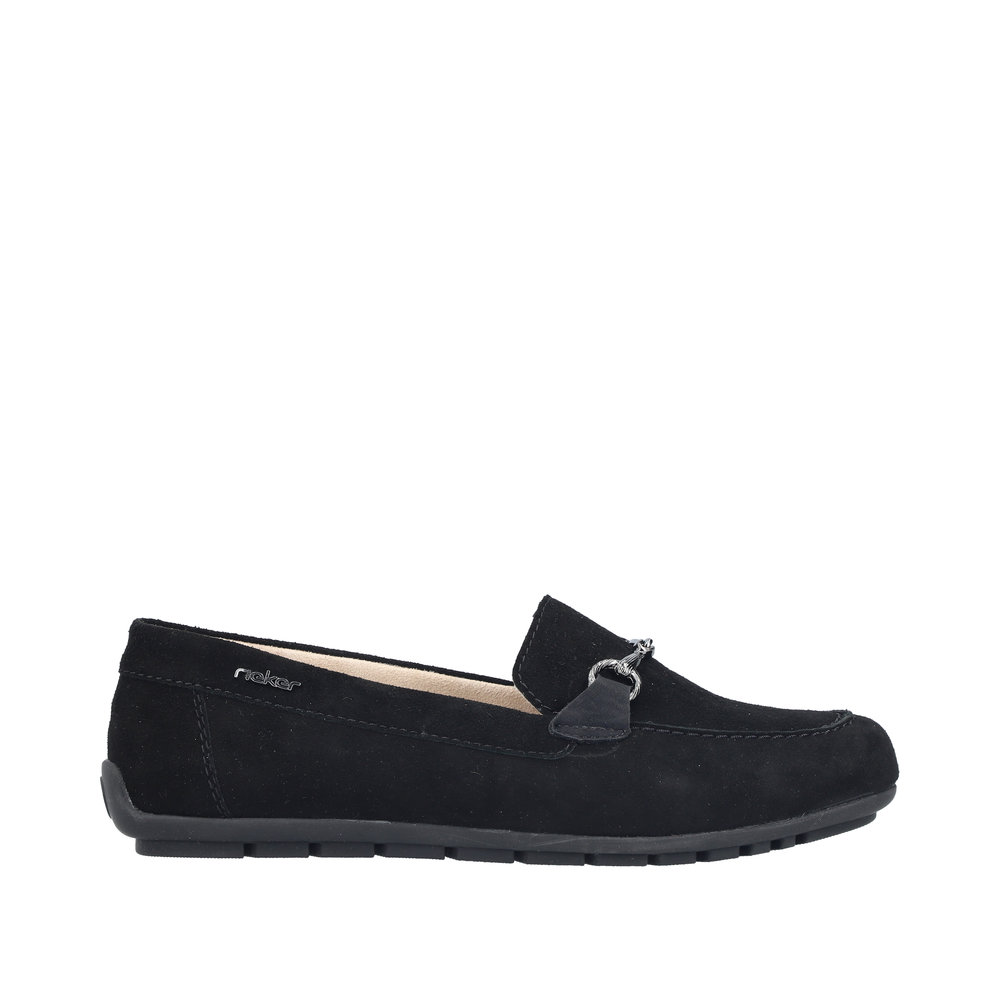 Rieker Ballerina skinn Svart - 6