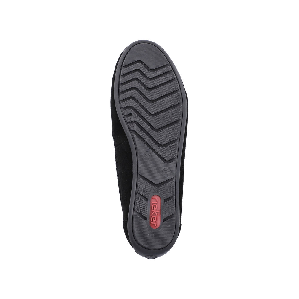 Rieker Ballerina skinn Svart - 8