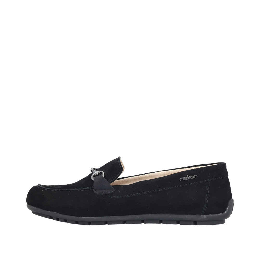 Rieker Ballerina skinn Svart - 5