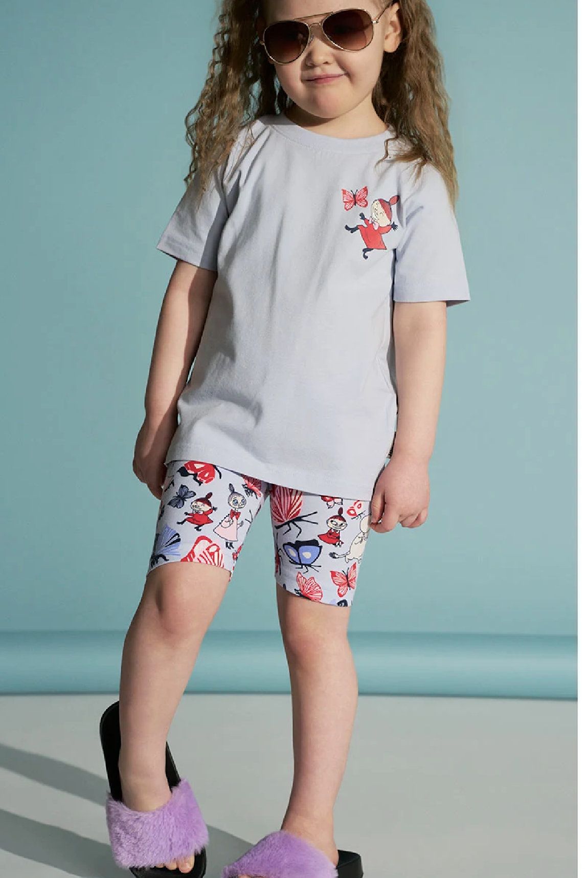 Moomin Kids Shorts - Shell Beach Coral - 2