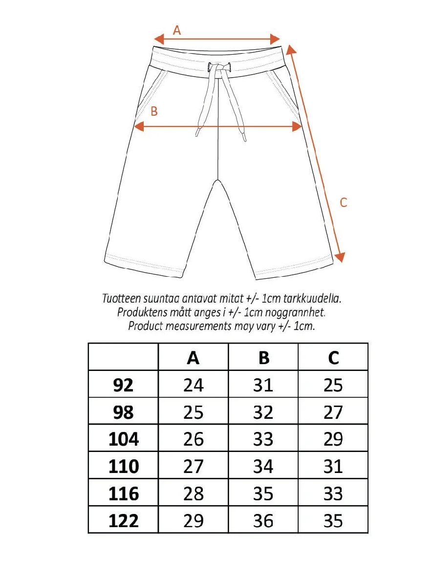 Mumin Barn Shorts - Ledighet Grön/Vit - 3