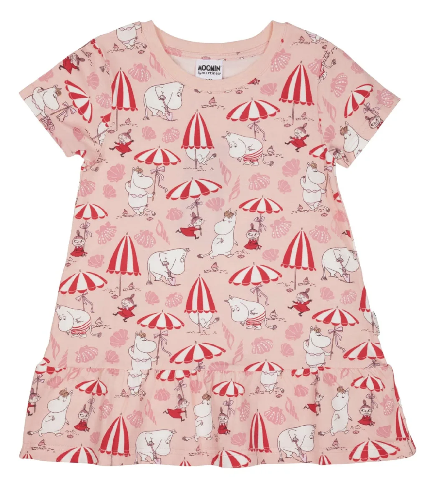 Moomin Children Tunic - Shell Beach Coral