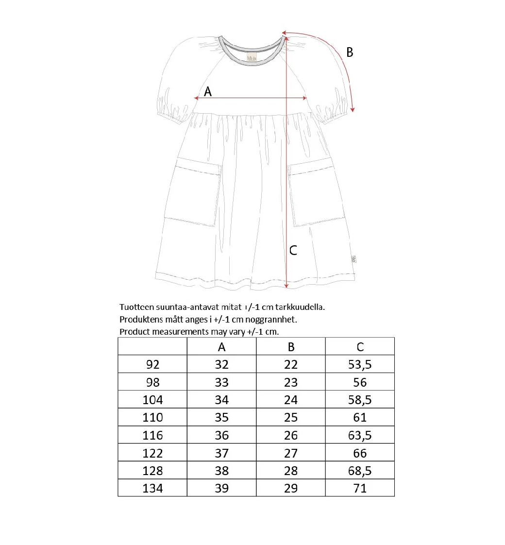 Moomin Child Dress - Butterfly Park Light Blue - 2