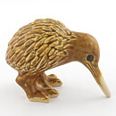 クヌード・バッセ  茶/黄色の鳥  キウイ  10cm  1960年代
