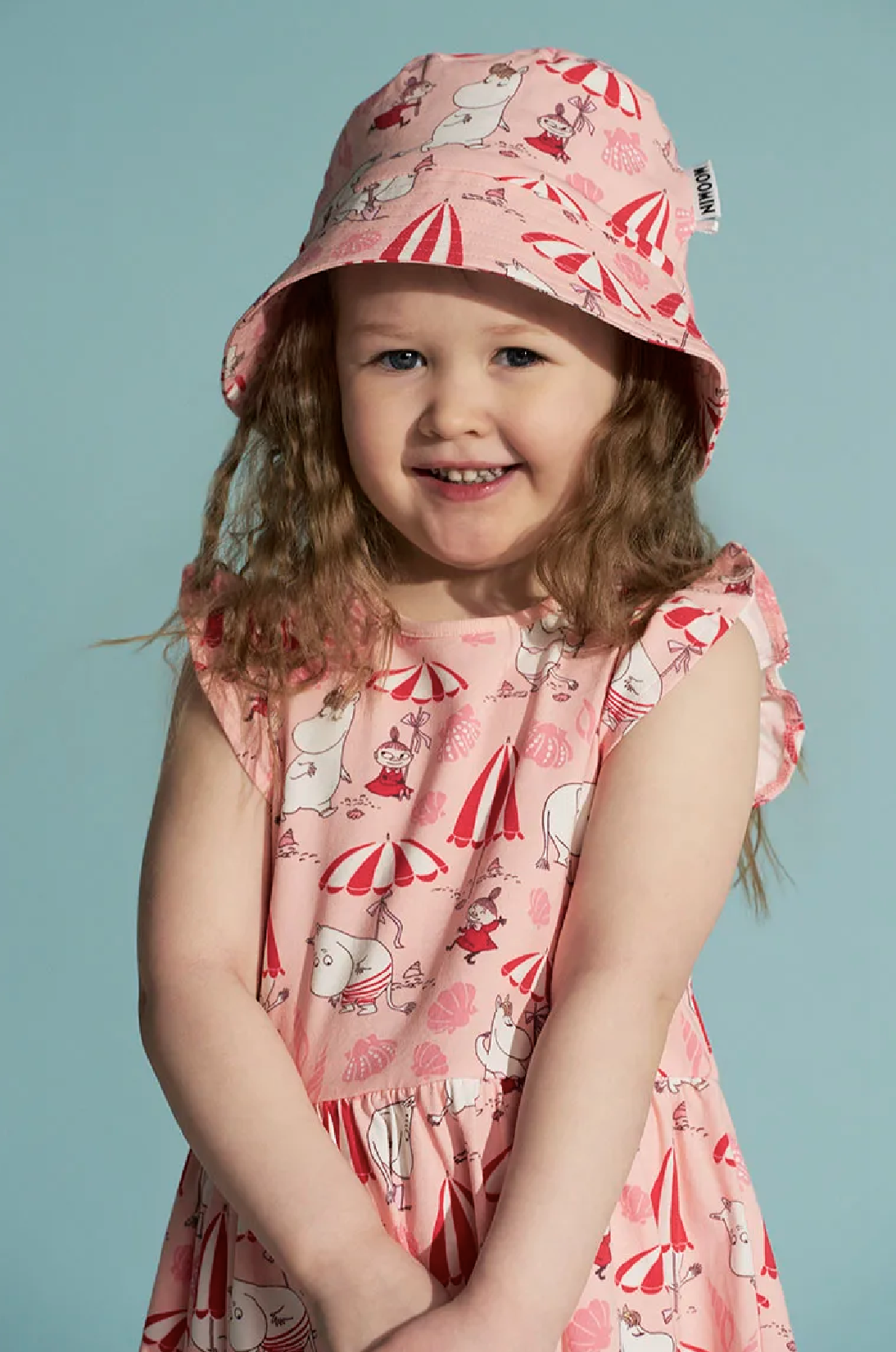 Moomin Child Sun Hat - Coral Shell Beach - 2