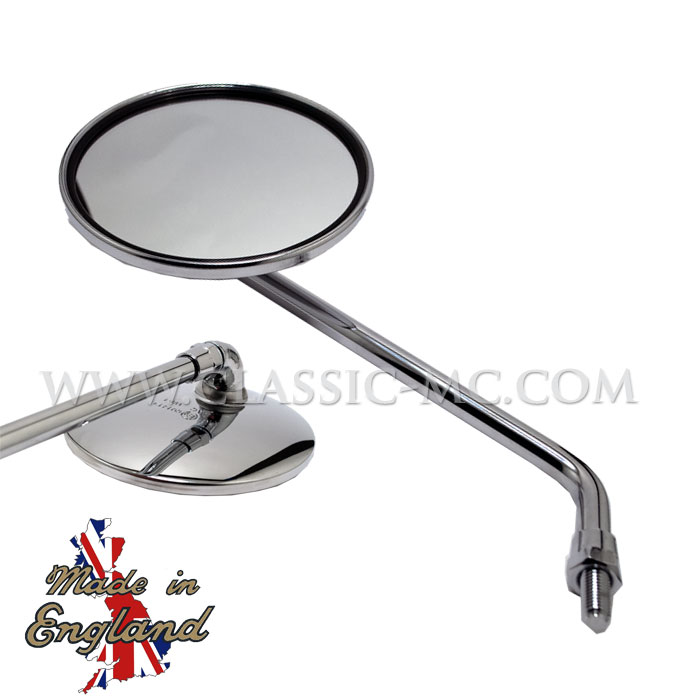 MIRROR, ROUND CHROME 8 MM TAP T140
