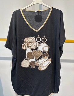 T-Shirt Makeup Black