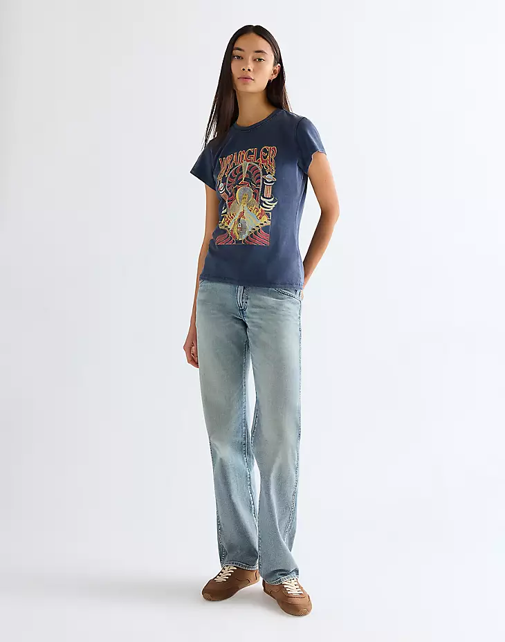 wrangler shrunken band tee - 10
