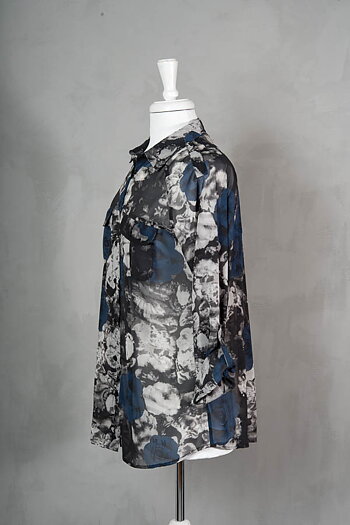 Pulz - Vak LS Shirt Caviar  Blue