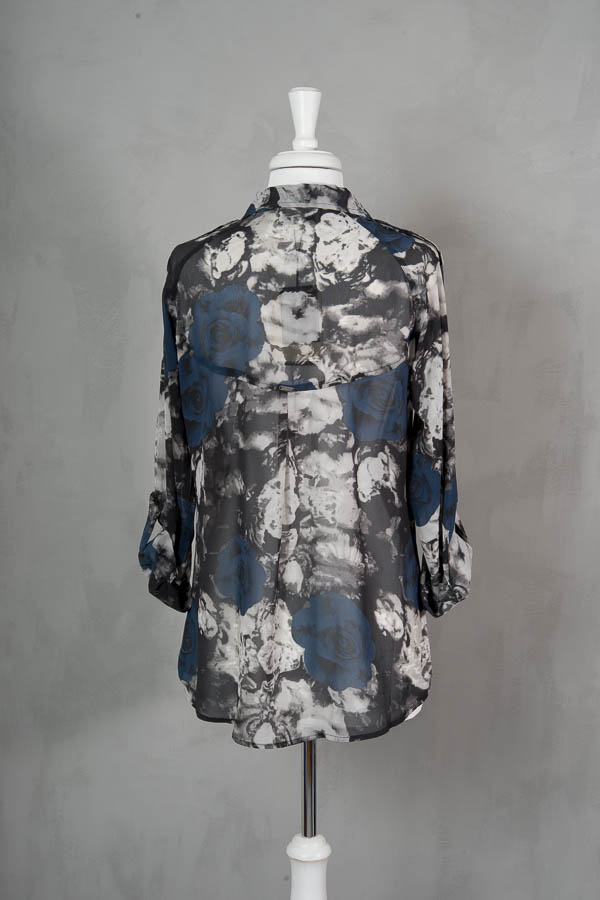 Pulz - Vak LS Shirt Caviar  Blue - 3