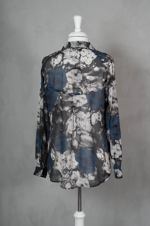 Pulz - Vak LS Shirt Caviar  Blue - 4