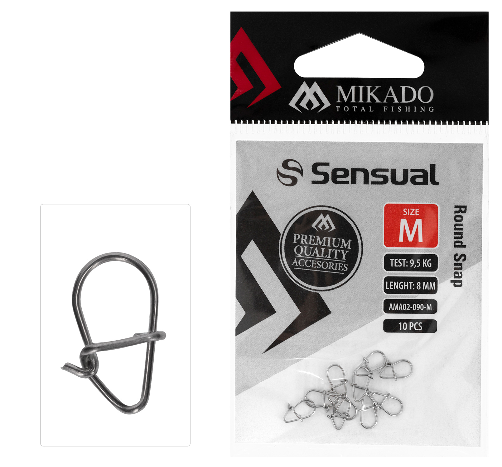 Really small bait locks for XUL fishing with an absolutely crazy strength for being so small. Quality and affordable as usual from Mikado