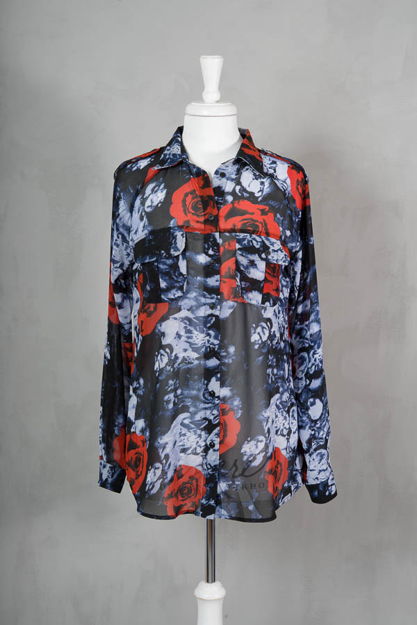 Pulz - Vak LS Shirt Smoked Red Mix - 2