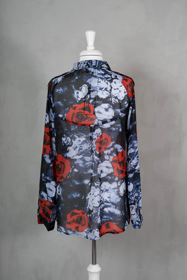 Pulz - Vak LS Shirt Smoked Red Mix - 7