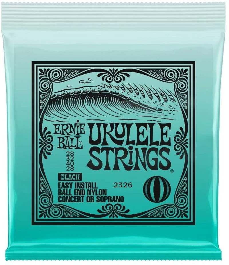 Ernie Ball 2326 String Set for Ukulele - Black