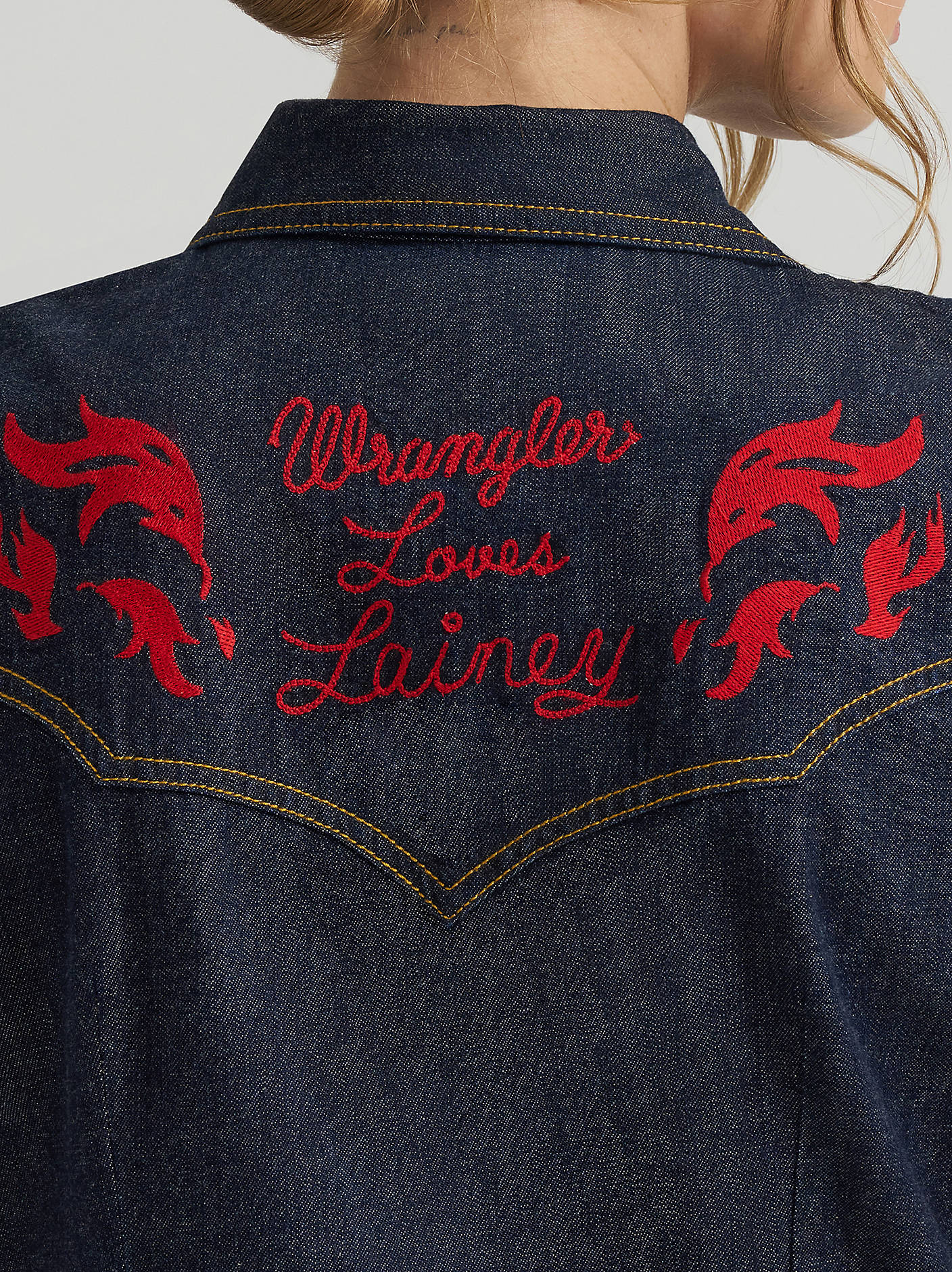 LAINEY WILSON X WRANGLER SLEEVELESS SHIRT - 4