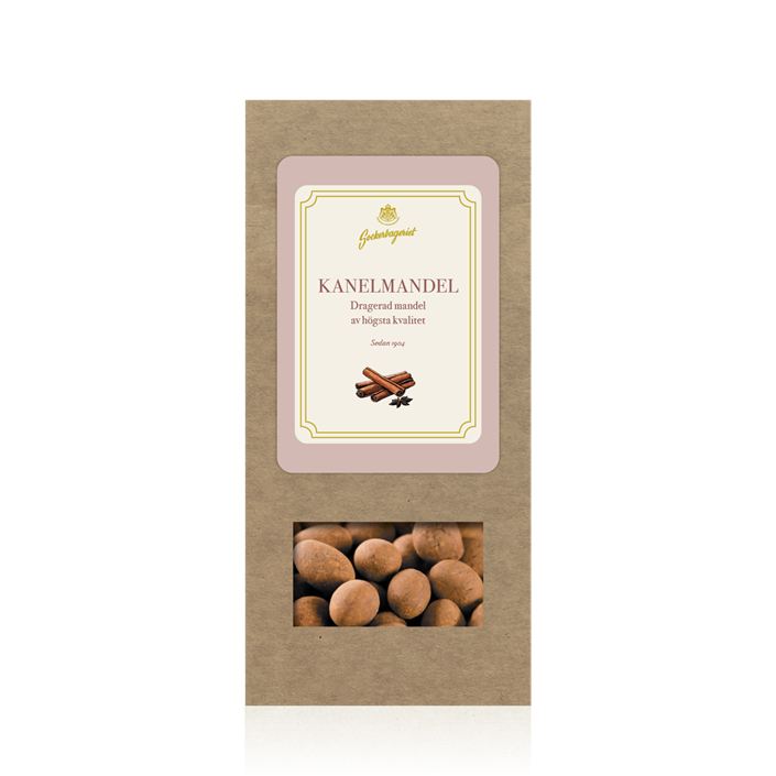 Chokladdoppade mandlar -Kanel