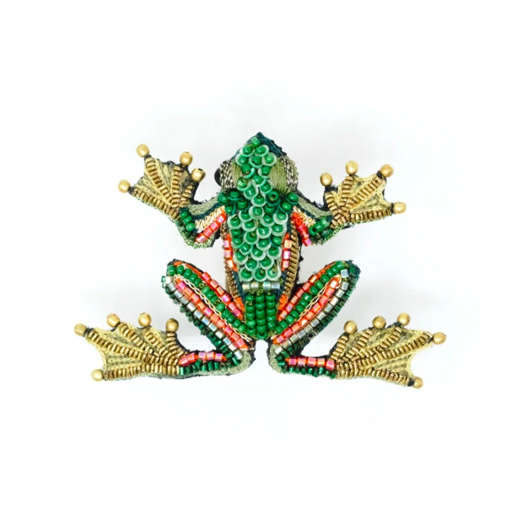 Brosch Green Flying Frog, Trovelore